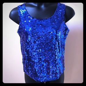 Liz Claiborne Sequin tank top.